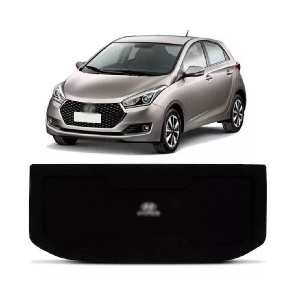 Tampão Porta Malas Hyundai HB20 2012 a 2019 R-Acoustic Bagagito Carpete Preto em Oferta na Shopee