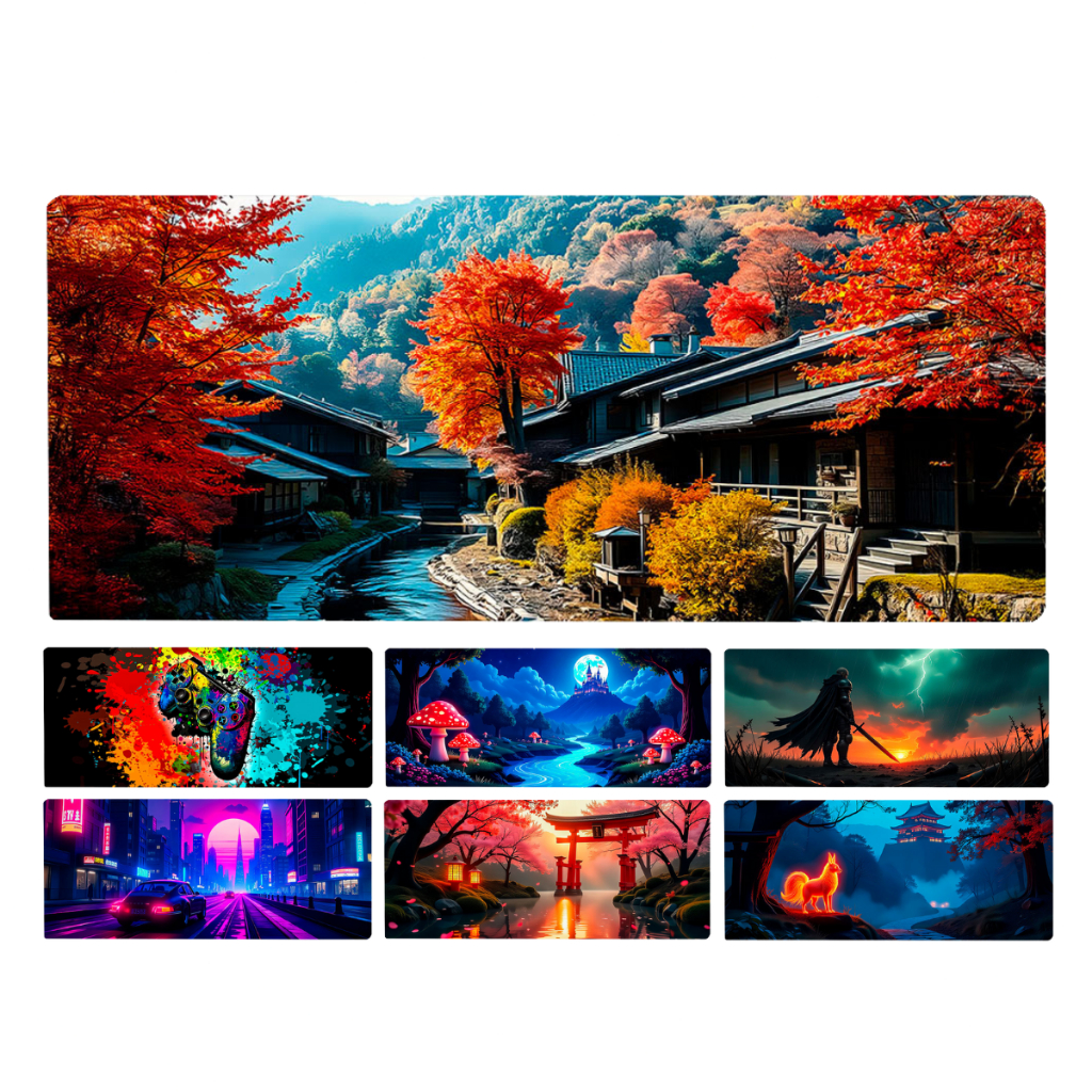 Mouse Pad Gamer Tecido Speed Antiderrapante Sublimado Desk Pad Diversos Modelos