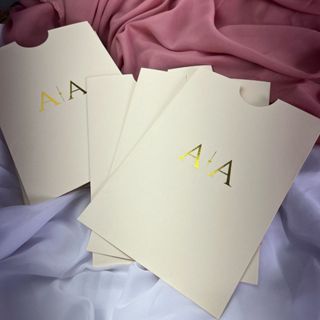 10 Envelopes luva personalizado para convites efeito metalizado dourado, prata ou preto - hotstamping, laminação em Oferta na Shopee