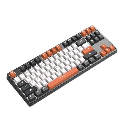 Teclado Gamer Mecânico Rgb Com Fio Usb 87 teclas Blue/Red Switch Rgb Usb Pc Ps4 Xbox Idioma Português