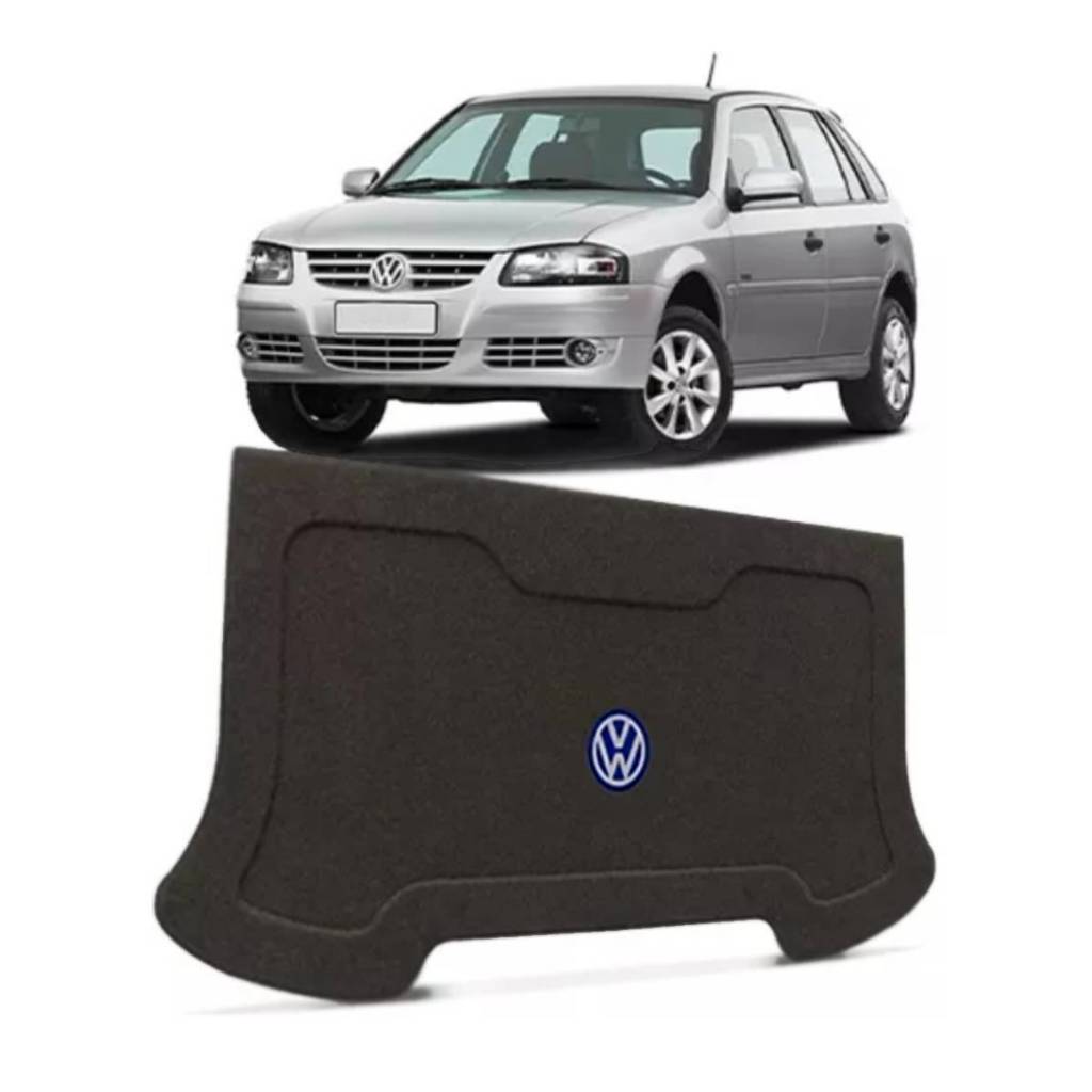 Tampão Porta Malas Volkswagen Gol G4 2/4 Portas 2006 a 2013 R-Acoustic Bagagito Carpete Grafite em Oferta na Shopee