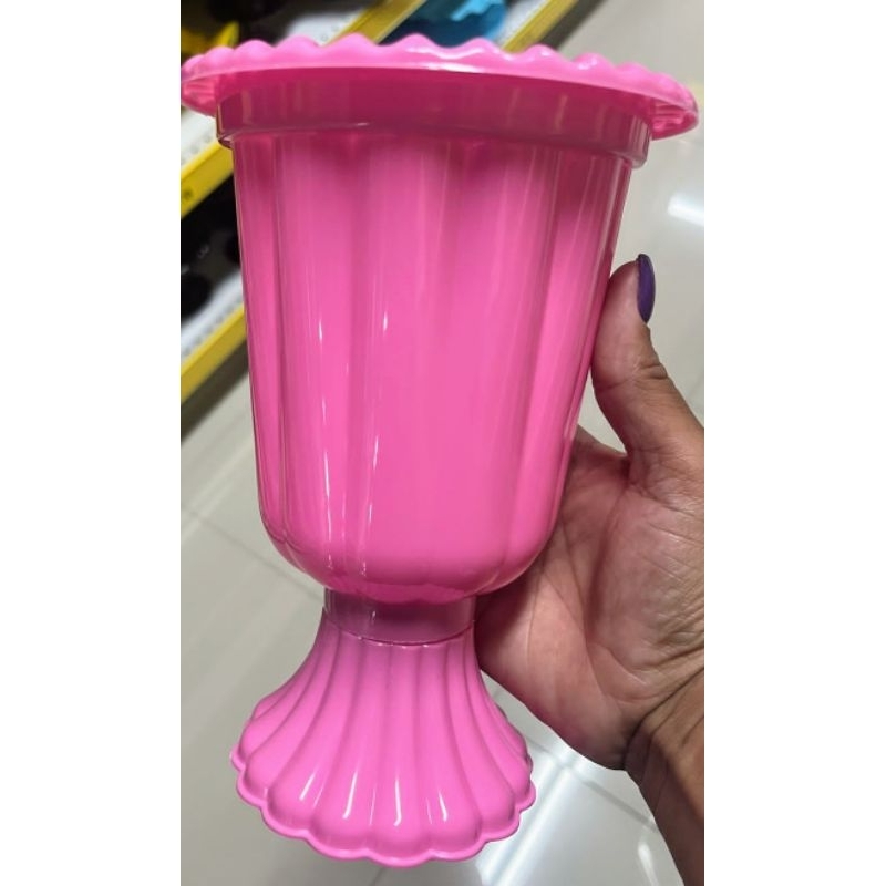 vaso grego de plástico pra pra decoração e coloca doces na mesas de festa