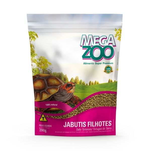 MEGAZOO EXTRUSADA JABUTI FILHOTES - 200GR