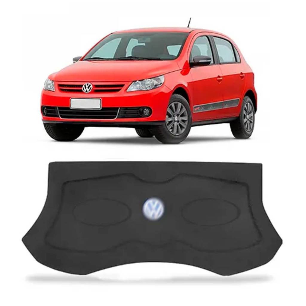 Tampão Porta Malas Volkswagen Gol G5 2008 a 2012 R-Acoustic Bagagito Carpete Grafite