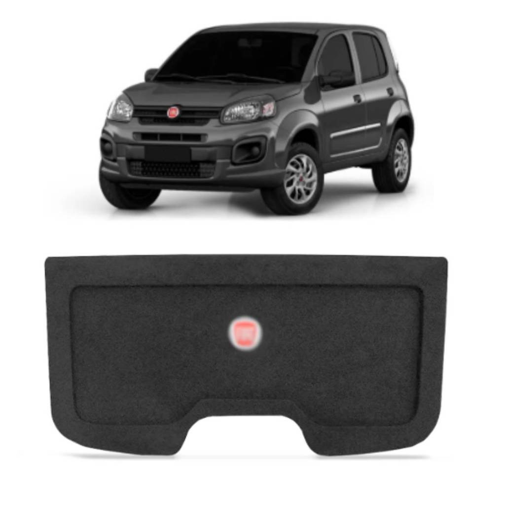 Tampão Porta Malas Fiat Uno 2015 a 2022 R-Acoustic Bagagito Carpete Grafite em Oferta na Shopee