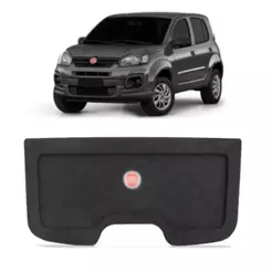 Tampão Porta Malas Fiat Uno 2015 a 2022 R-Acoustic Bagagito Carpete Grafite
