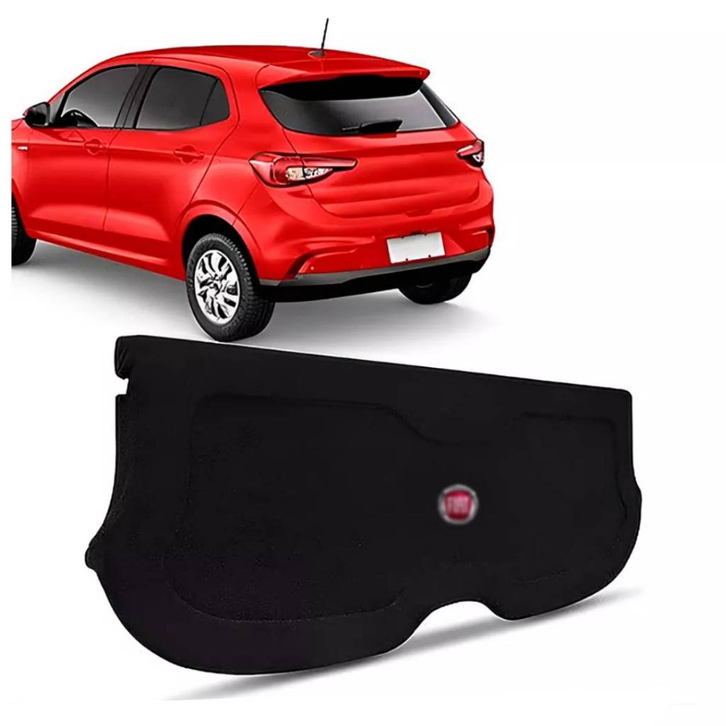 Tampão Porta Malas Fiat Argo 2017 a 2023 R-Acoustic Bagagito Carpete Preto em Oferta na Shopee