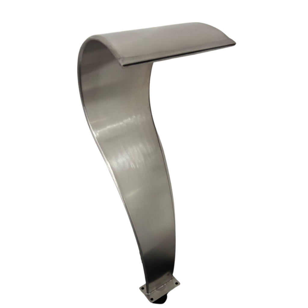Cascata Para Piscina Naja High Tech Média 70x23 cm Em Inox
