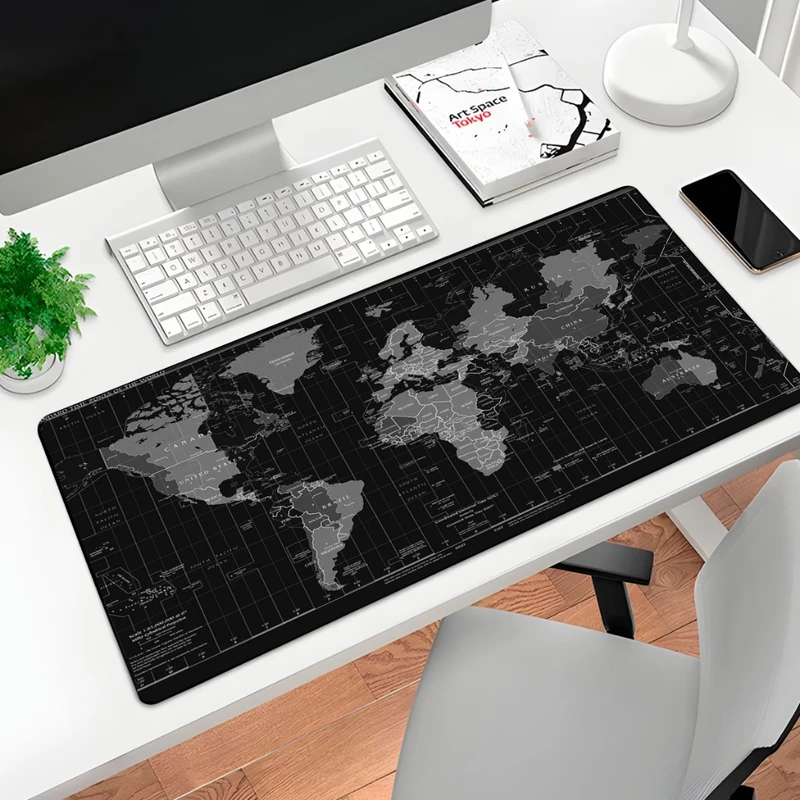 Mousepad Gamer Mapa Mundi - 50% Off! 🖱️