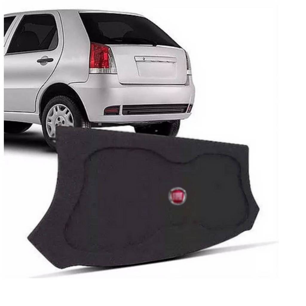 Tampão Porta Malas Fiat Palio 2004 a 2016 R-Acoustic Bagagito Carpete Grafite em Oferta na Shopee