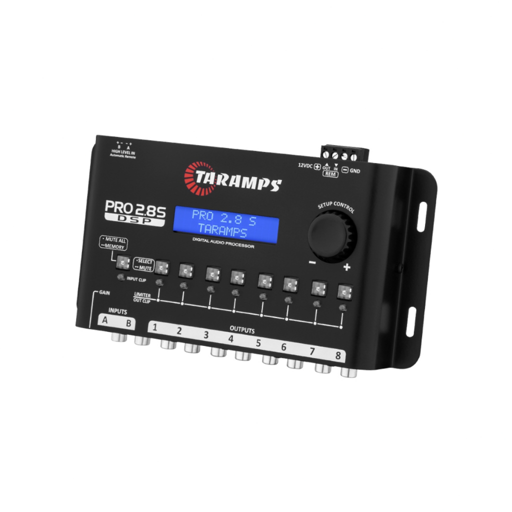 Detalhes do Processador Crossover De Audio Digital Taramps Pro 2.8 S