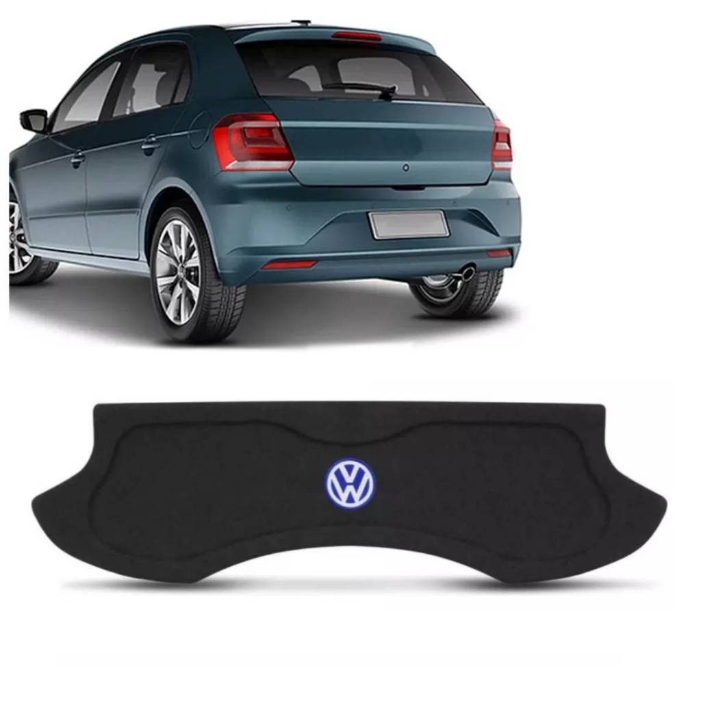 Tampão Porta Malas Volkswagen Gol G7 2021 a 2023 R-Acoustic Bagagito Carpete Grafite em Oferta na Shopee
