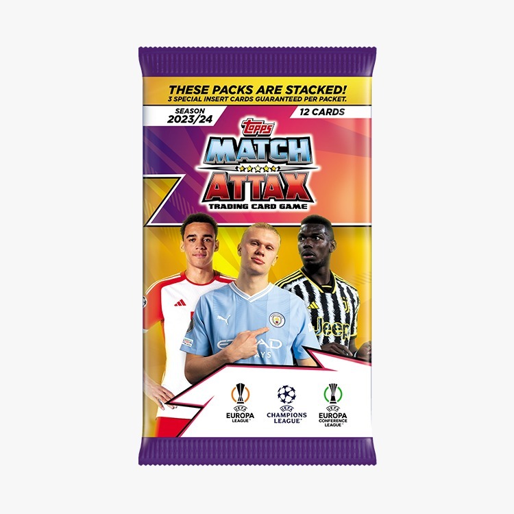 Kit 3 envelopes Match Attax 23\24 LACRADOS - 36 cartas
