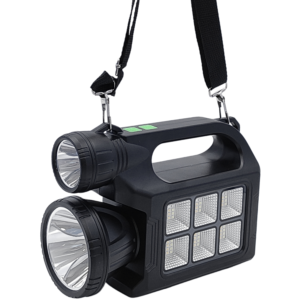 Lanterna Multifuncional Portátil 30W Luatek 72 LEDs 3 Cores E Bateria Removível de 6000mAh