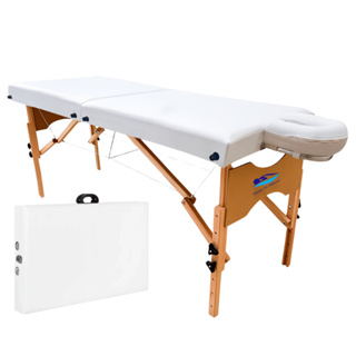 Maca Portátil Dobrável RA01 com Regulagem de Altura Maleta para Massagem, Estética, Cílios, Tatuagem em Oferta na Shopee