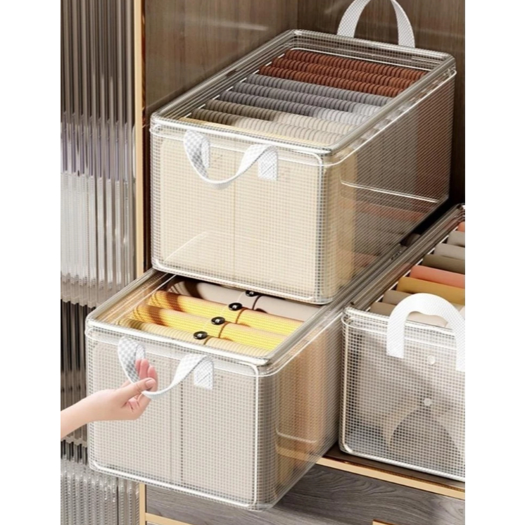 Caixa Organizadora para Roupas e Objetos Íntimos | Prática e Espaçosa | Organização de Calças e Acessórios em Oferta na Shopee