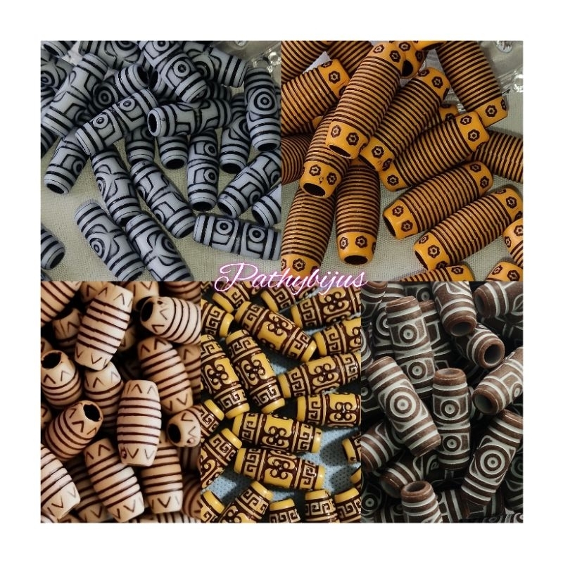 Azeitona Imitação De Madeira Tribal  Em Plástico em Oferta na Shopee