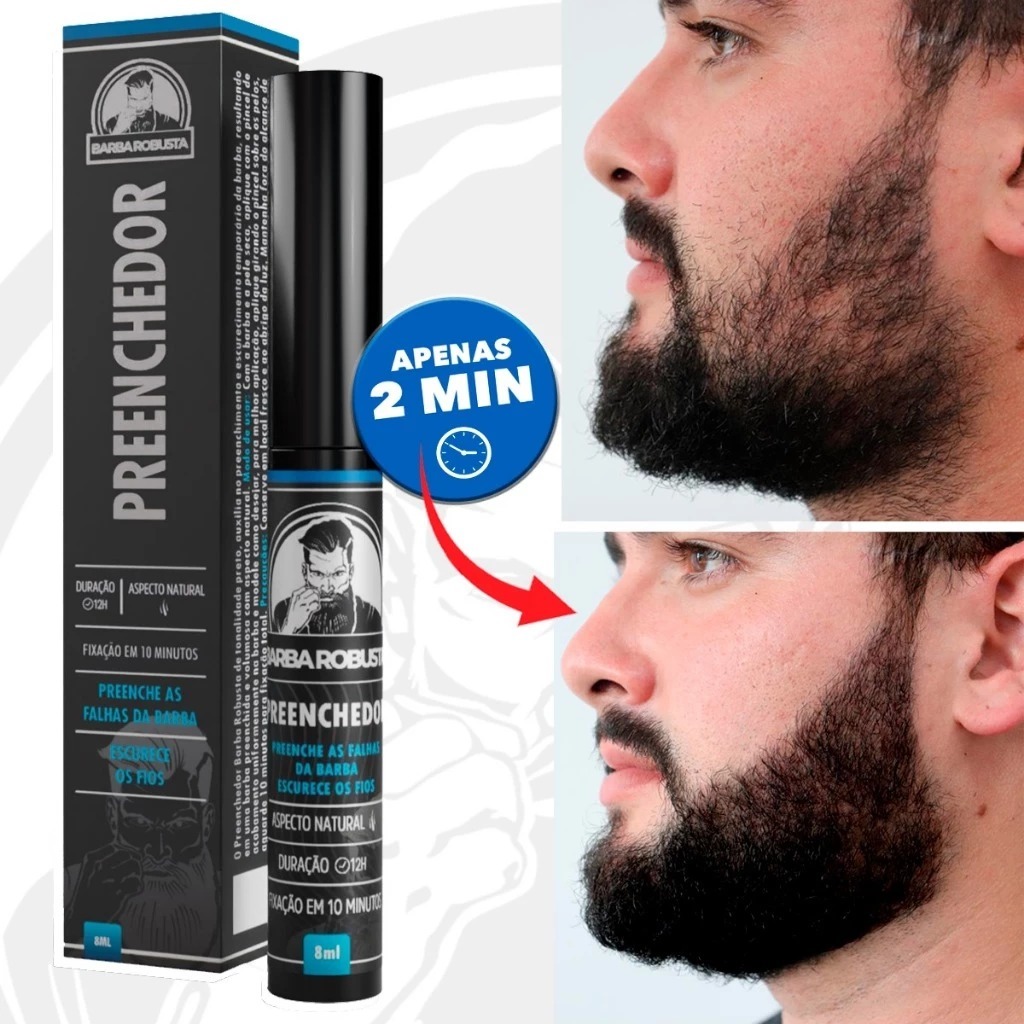 Escurecedor preenchedor barba robusta original