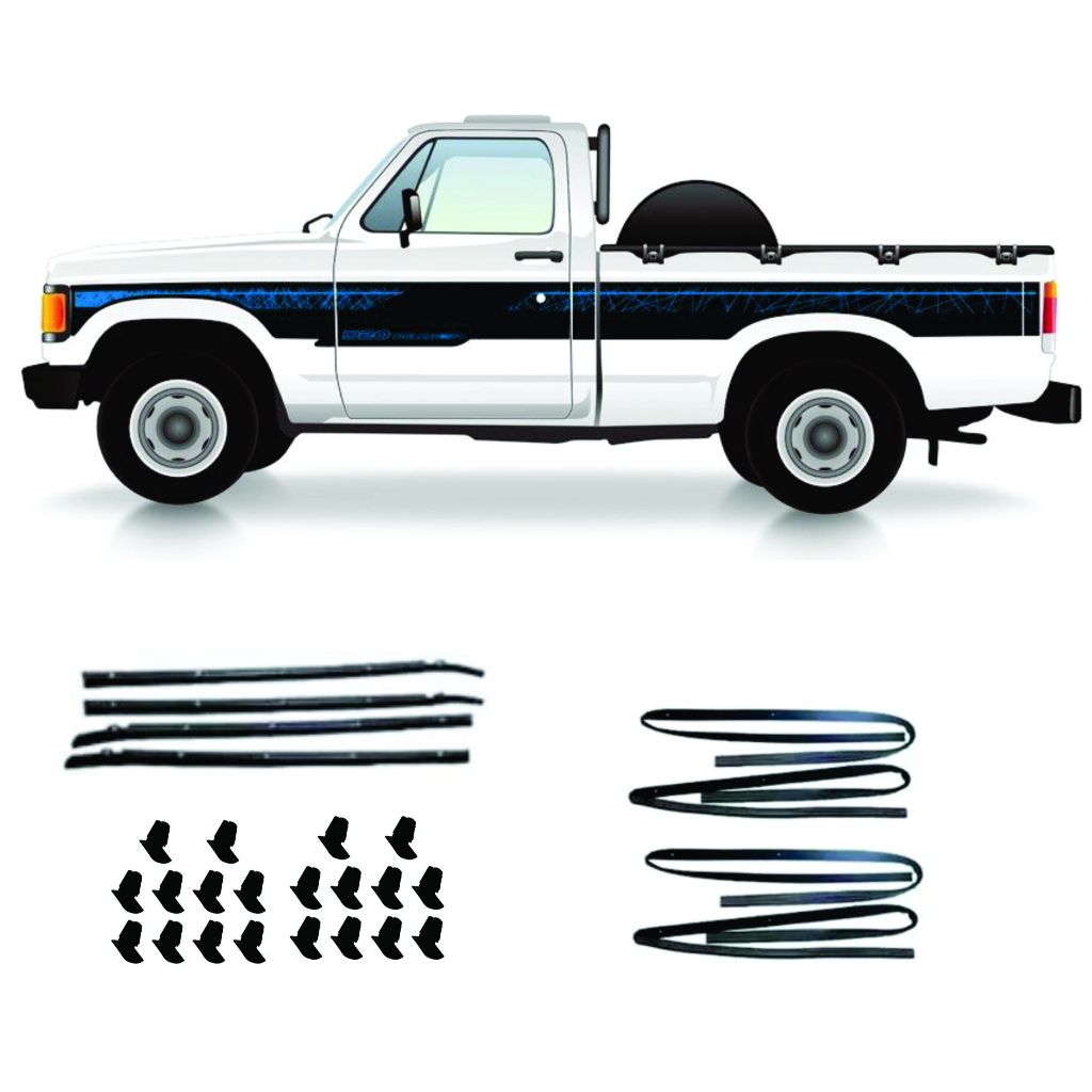 Kit Canaletas Pestanas com Grampos Bonanza D20 2P