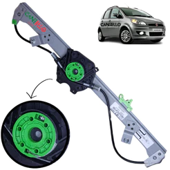 Maquina de Vidro Elétrica Para Motor Original Fiat Idea Dianteira Direita Porta Passageiro/Carona