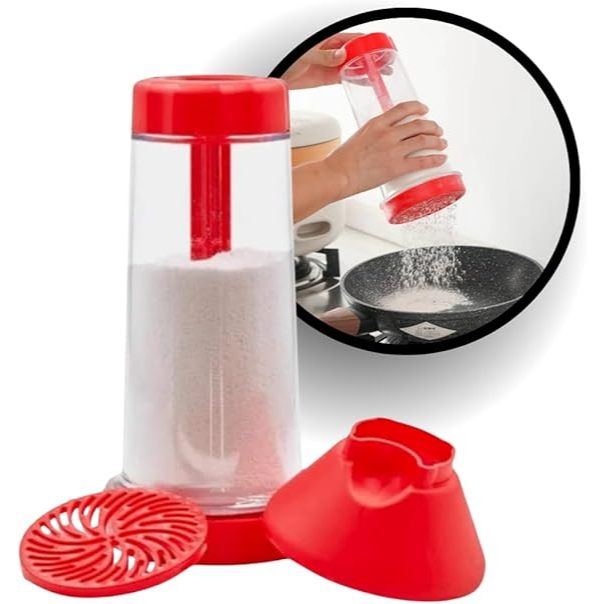 Tapioqueira Premium Peneira Polvilhador Utensílio Cozinha Armazena Farinha Beiju Goma Tapioca Açúcar