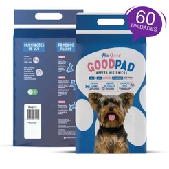 Kit Tapete Higiênico Fralda Cachorro Pet Good Pad 60x60 60un