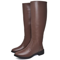 Bota Montaria Feminina Bico Arredondado Marrom Original Dubuy Kyara 1708DB