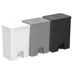 Lixeira de Pedal Trium 30L Duplo Compartimento LX4350 - Ou