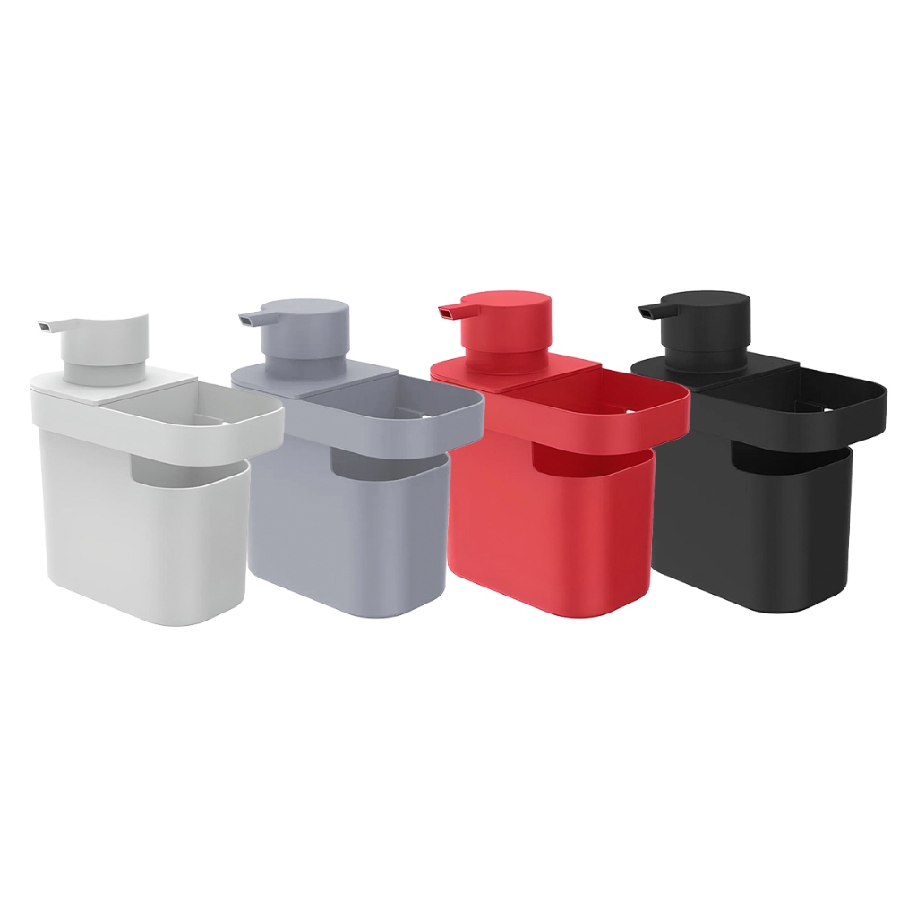 Dispenser Detergente Porta Bucha Organizador Pia Trium 650ml DT550 - Ou em Oferta na Shopee