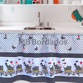 Cortina De Pia Estampado 140x80 CM - Preço De Fábrica em Oferta na Shopee