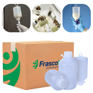 Kit 120 Frasco Dieta Nutrição Enteral Administração Alimentação 300ML Com Alça em Oferta na Shopee