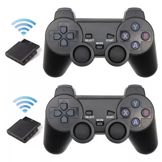Manete Ps2 Play 2 Sem Fio a pilha Joystick com garantia de um mes em Oferta na Shopee