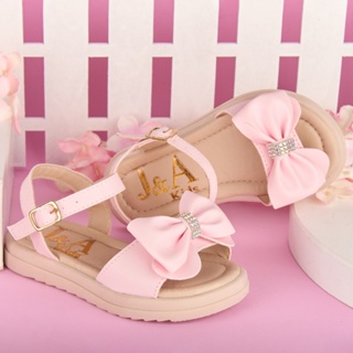 Sandália Infantil Feminina Menina Bebe Laço Strass Confortável Antiderrapante Festa Casual Macia em Oferta na Shopee