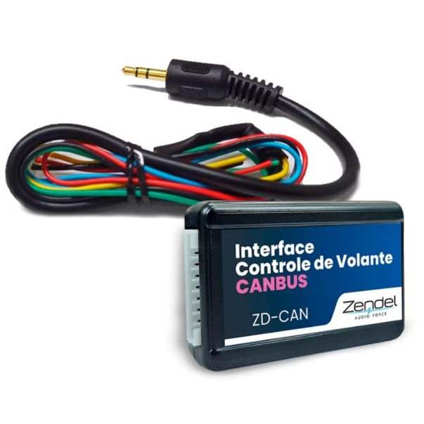 Interface Controle Comando De Som Volante Canbus Zd-Can V4 Zendel
