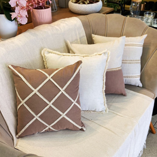 Kit 4 Capas De Almofada Estilo Boho Chic Rustico Decorativas em Oferta na Shopee