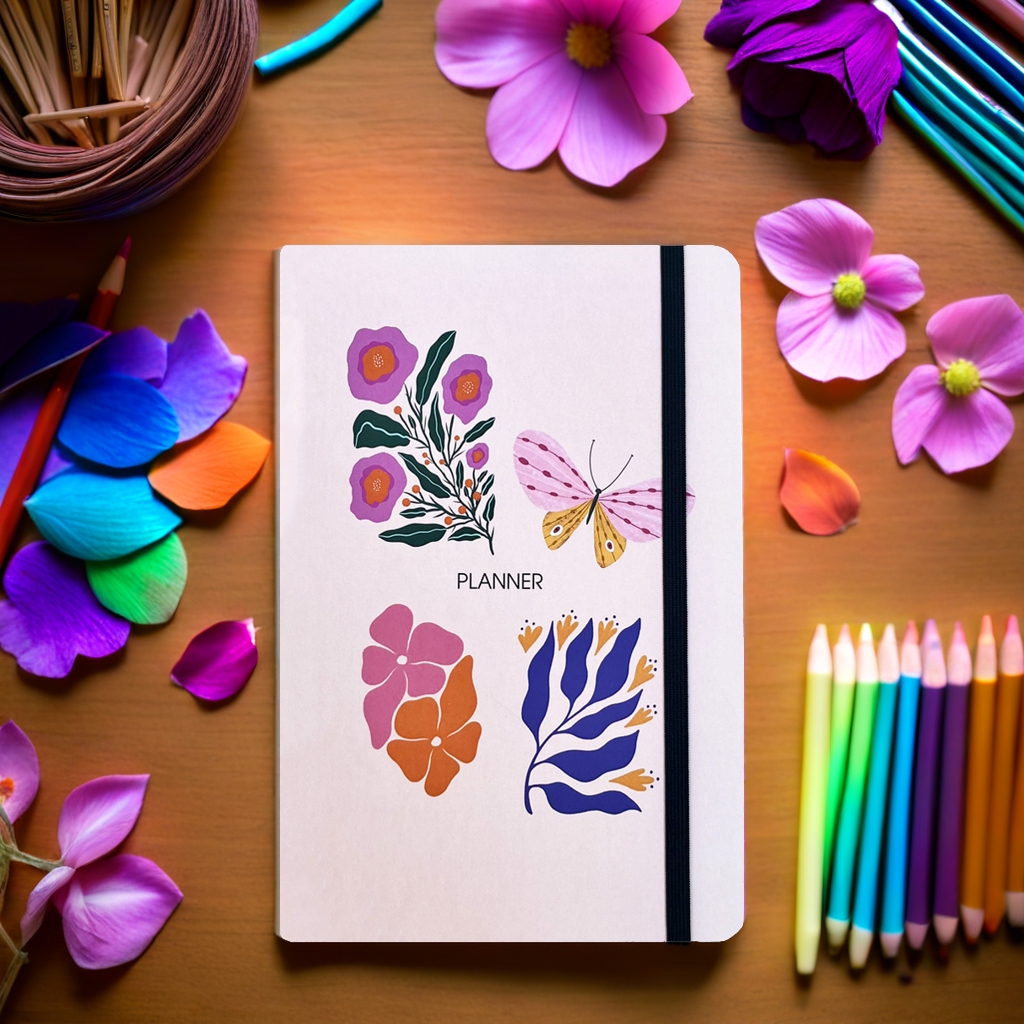 Agenda Planner Semanal Planner Capa Dura Planner A5  Não Datado