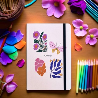 Agenda Planner Semanal Planner Capa Dura Planner A5  Não Datado