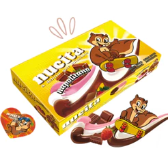 Creme Napolitano Coração 480g C/48 Unidades 10g Nucita