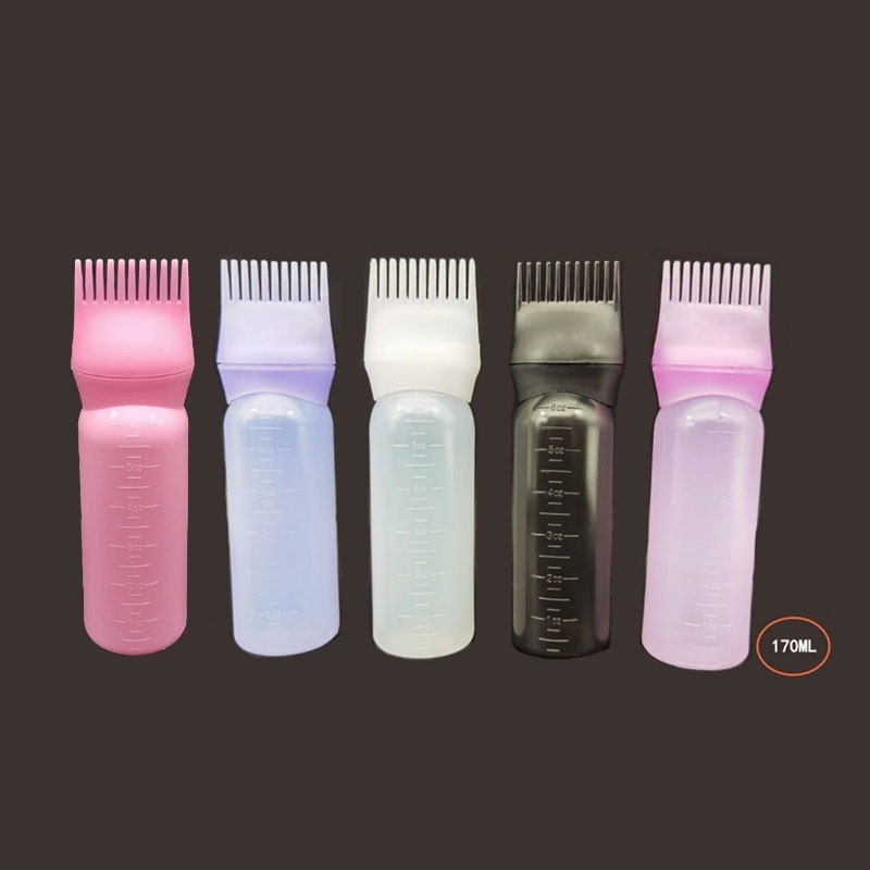 Pente Frasco Aplicador De Tinta De Cabelo Com Pente De Dentes em Oferta na Shopee