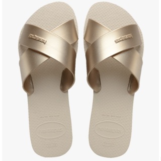 Chinelo Havaianas Feminino Aqual Metal Em X Ortoédico C/nf em Oferta na Shopee