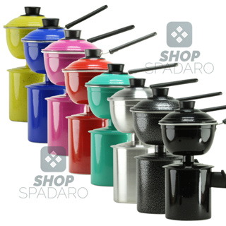 Cuscuzeira individual alumínio pequena vapor nordestino peito de moça peitinho panelas coloridas em Oferta na Shopee