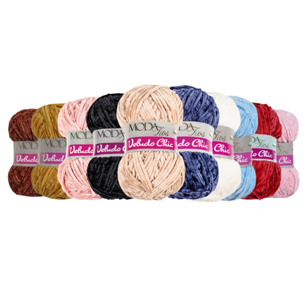 Kit 10 Novelos Fio Lã Veludo Chic Moda Fios 100g - 170 m em Oferta na Shopee