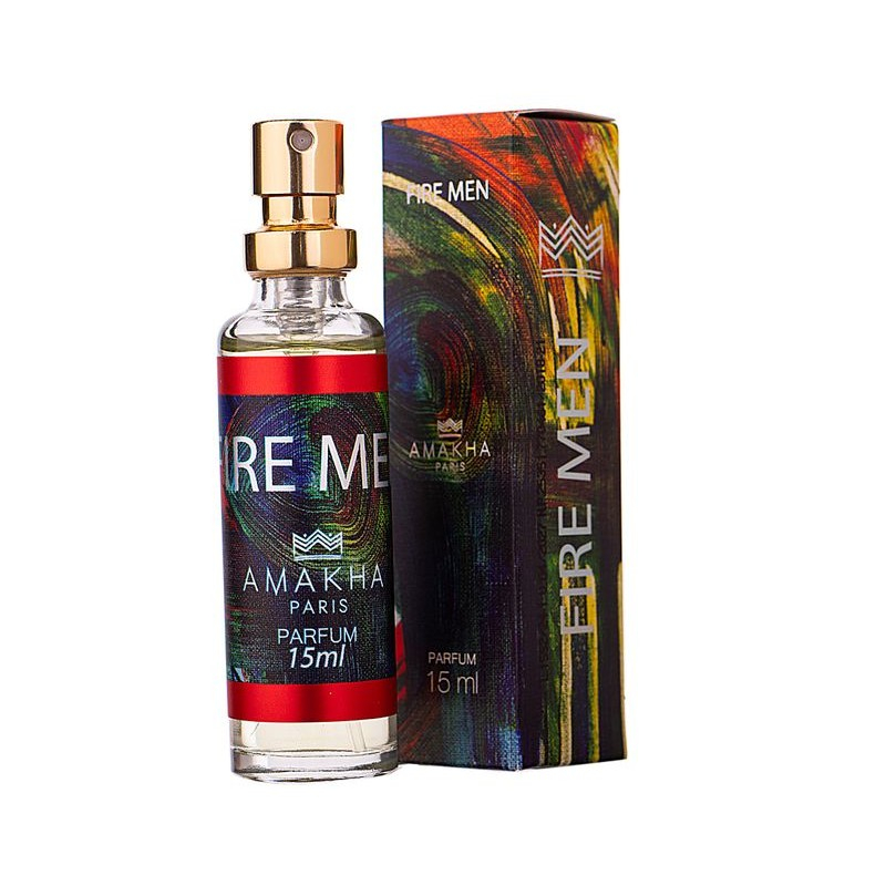 Deo Colônia Masculino Fire Men 15ml -- Amakha Paris