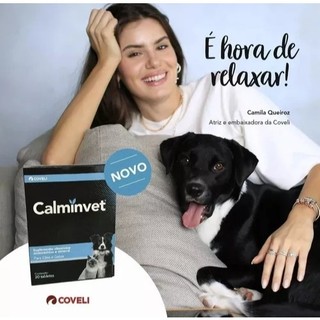 Calmante Calminvet Para Cães E Gatos Fitoterápico 20un