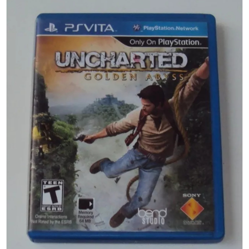 Uncharted Golden Abyss Original Para Ps Vita - Funcionando - Usado