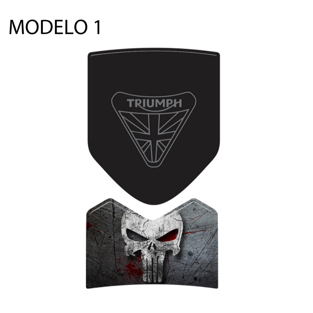 Adesivo Protetor 3D Tanque M04 Moto Triumph Trident 660 2025 EM DIANTE