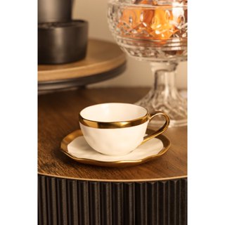Xícara para Café Wolff Dubai Branco Porcelana 90ml em Oferta na Shopee