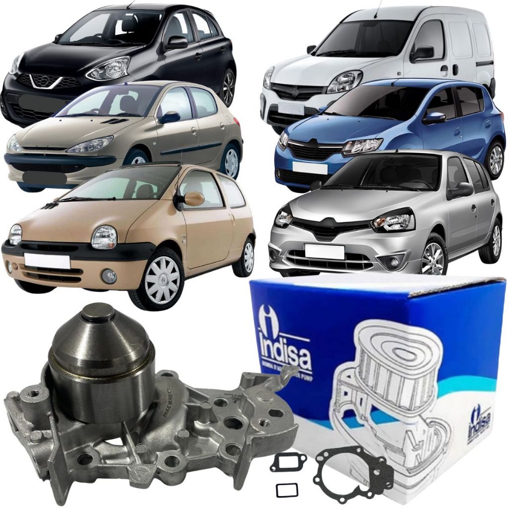 Bomba Água Anel Vedação Indisa Clio March 206 Kangoo Sandero Logan em Oferta na Shopee