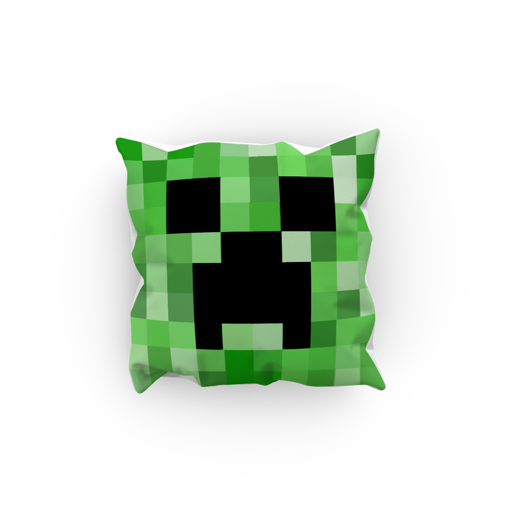 Almofada Decorativa Infantil Minecraft Creeper