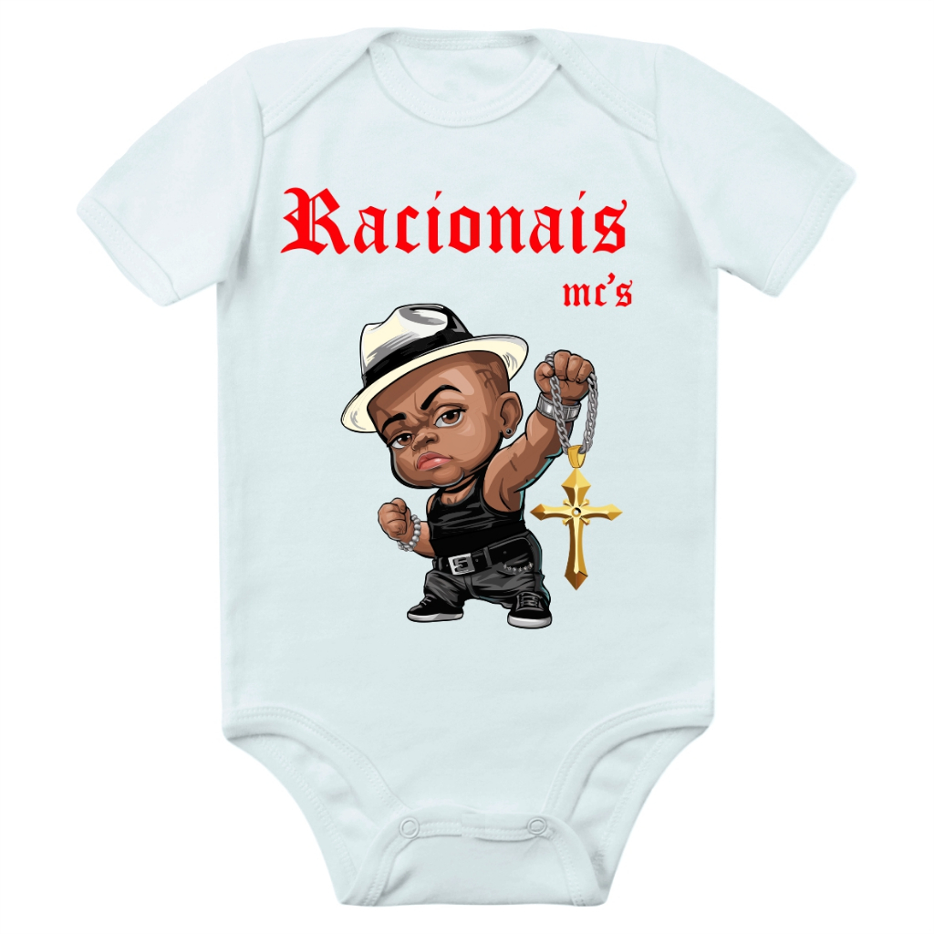 Body Racionais Mc Rap Mano Brown Baby 100% Algodão Suedine Qualidade AAA+ Diferencial em Oferta na Shopee